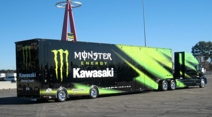 Monster Energy Big Rig Rear View