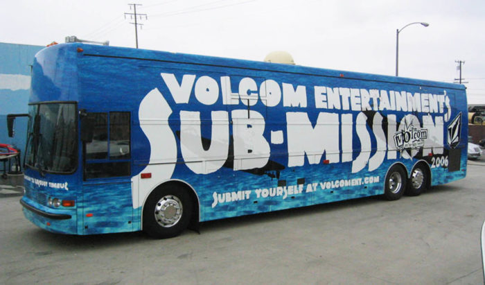 Volcom Sub Mission Touring Bus